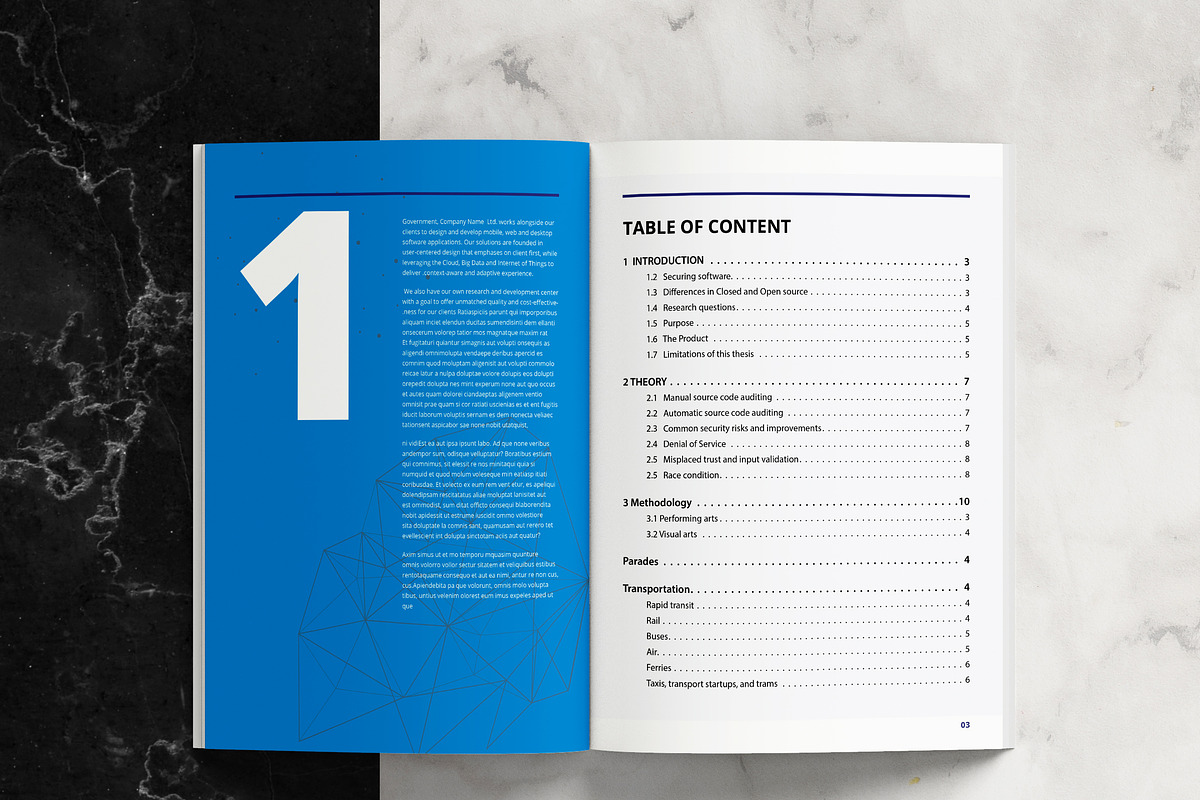 White Paper Template, a Brochure Template by azadcsstune (Photo 3 of 15)