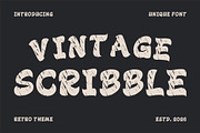 Vintage Scribble, a Slab Serif Font by Limited.studio (Thumbnail 1 of 6)