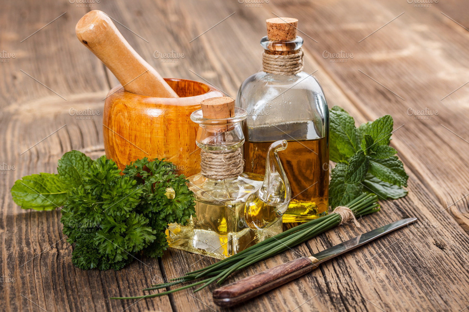 Olive Oil And Herbs