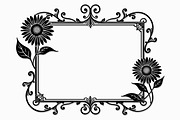 8 Lotus Floral Frame Bundle, an Illustration by Designs_River (Thumbnail 3 of 9)