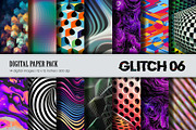 Glitch Psychedelic 06. Digital Paper, a Texture Illustration by KENO Mascots (Thumbnail 1 of 7)