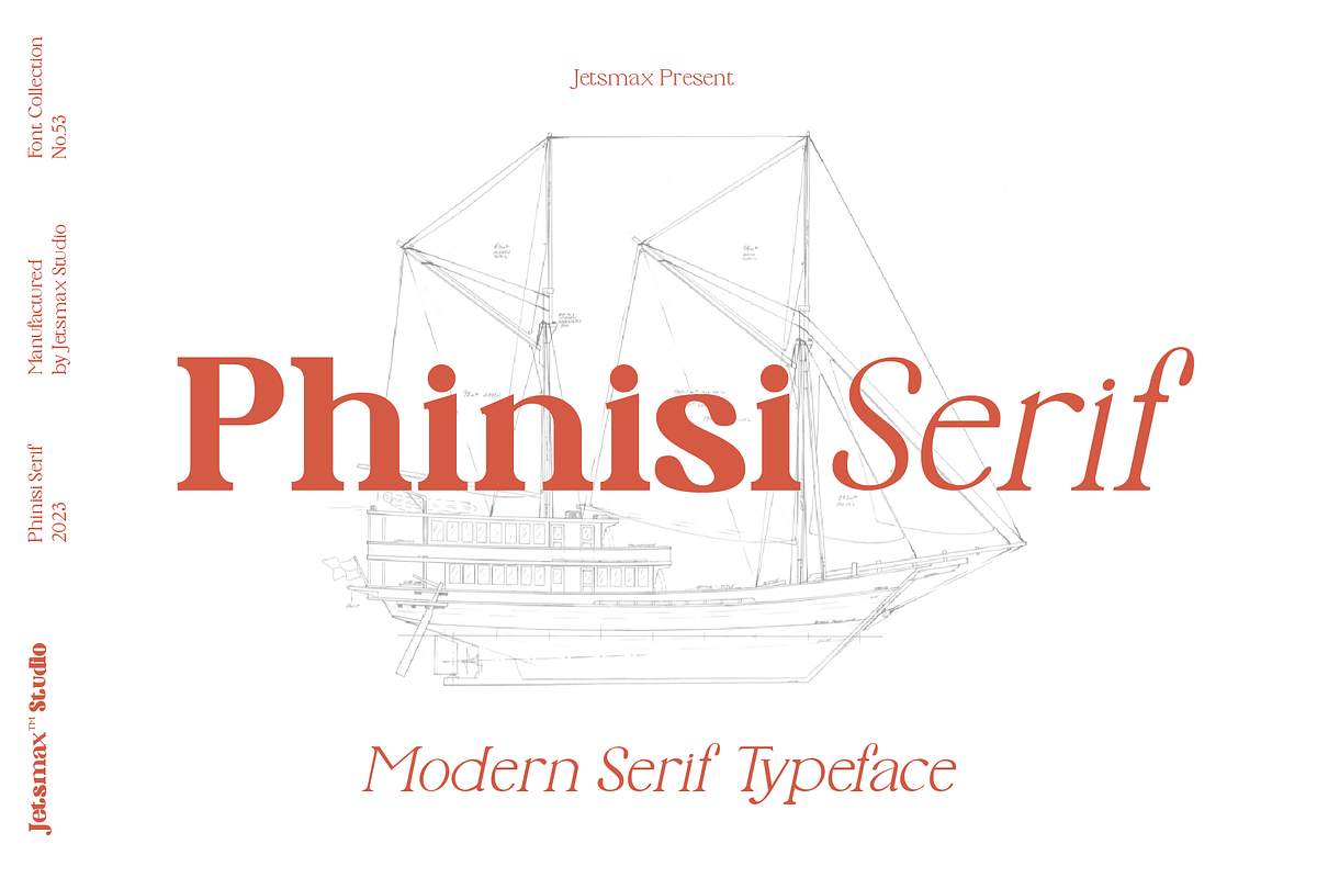 Phinisi Serif, a Font by Jetsmax® Studio (Photo 1 of 10)