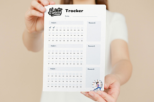 Printable Habits Tracker