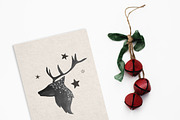 WATERCOLOR DEER XMAS BUNDLE, an Animal Illustration by KruthDesign (Thumbnail 5 of 12)