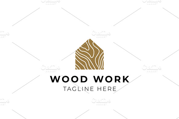Wood Work Capenter Indusrty Logo preview 2