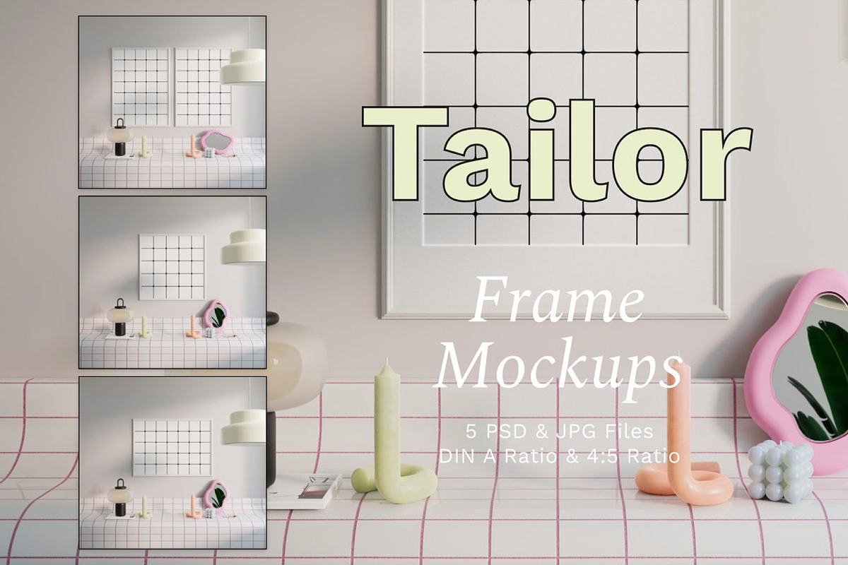 Artwork Mockups Bundle 20 in 1, a Household Mockup by Bonumo (Photo 12 of 41)