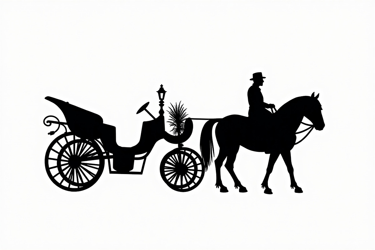 Vintage Horse Carriage Bundle, an Illustration by jahid234 (Photo 5 of 7)