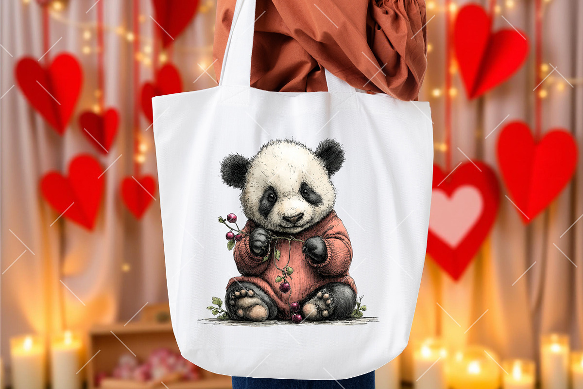 Whimsical Valentine Animals Clipart, an Illustration by OK Design (Photo 5 of 6)