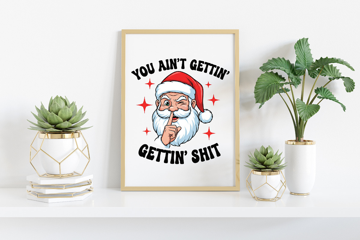 Funny Christmas Santa PNG, an Illustration by Craft Nest (Photo 5 of 6)