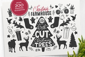 Christmas Farmhouse Lettering Kit 2