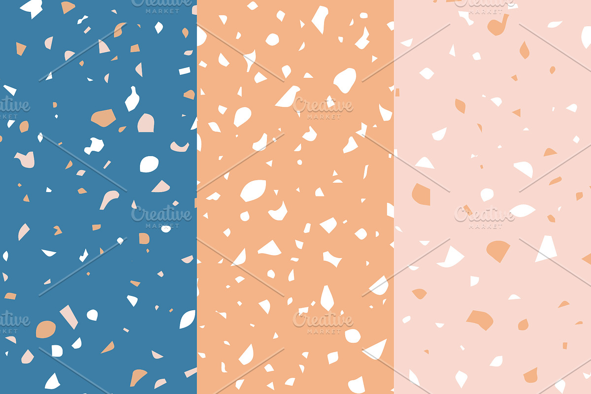 9 Trendy Terrazzo Patterns, a Pattern Graphic by Abstracto-Create (Photo 6 of 7)