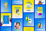 Skincare Sale Instagram Templates, a Social Media Template by Supanium Studio (Thumbnail 1 of 5)