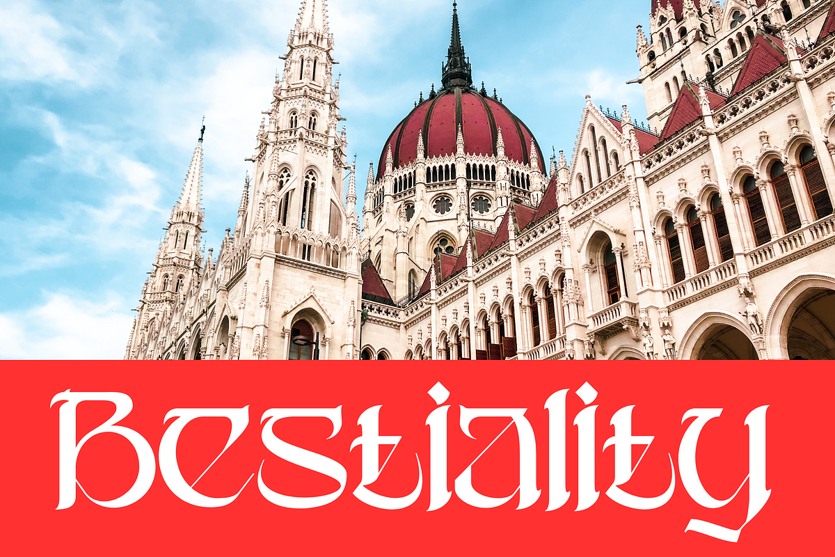 Absa Blackletter - Logo Font, a Blackletter Font by Nirmana Visual (Photo 8 of 10)