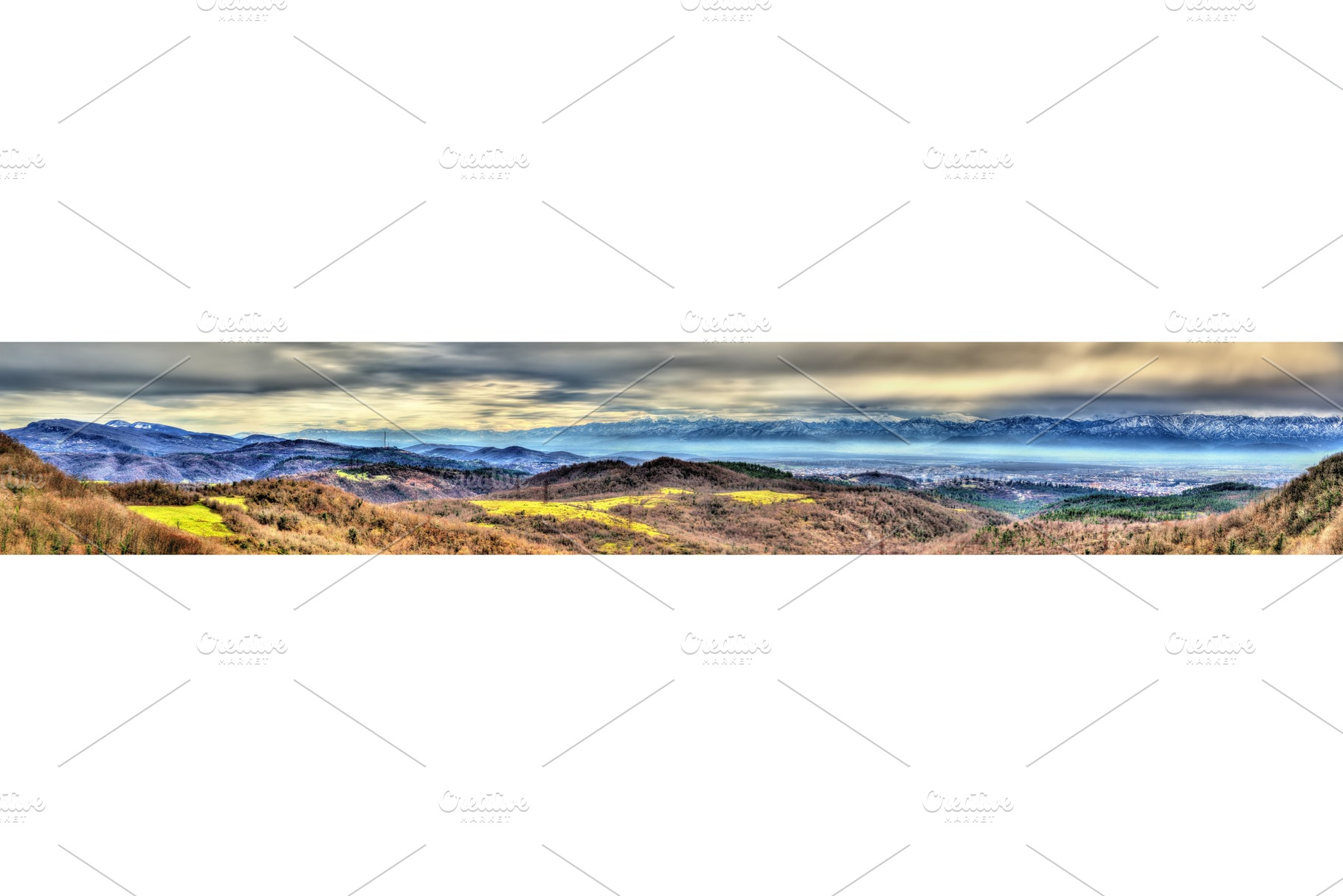 Meskheti range of lesser caucasus mountains near kutaisi containing kutaisi, a Nature Photo by Leonid Andronov