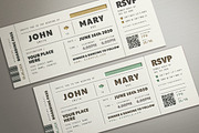 Boarding Pass Wedding Invitation, an Invitation Template by Vynetta (Thumbnail 2 of 3)