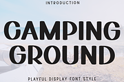 Camping Ground, a Script Font by FreshTypeINK (Thumbnail 1 of 8)