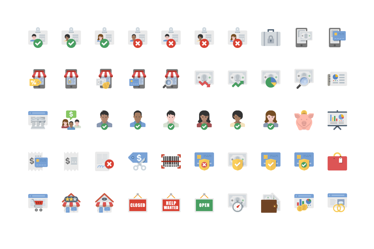 100 Business & Finance Icons, an Outline Icon by Iconify.it (Photo 3 of 3)