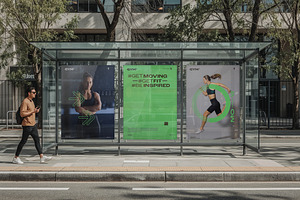 Bus Stop Billboard Mockup, an Advertising Mockup by wavebreak