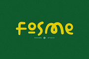 Fosme, a Handwritten Font by vuuuds (Thumbnail 1 of 11)