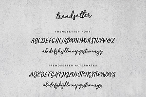 Trendsetter Font