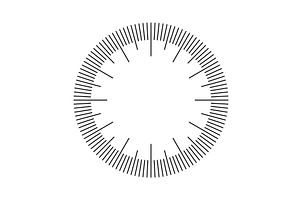 Mechanical clock face, bezel. Watch, an Object Illustration by 32pixels