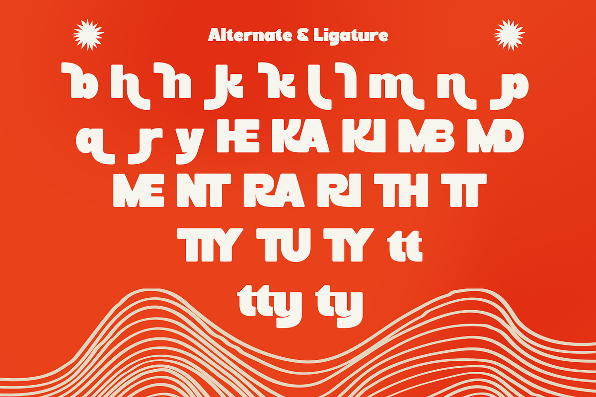 Nakila - Bold Unique Display Font, a Sans Serif Font by Flawless And Co (Photo 10 of 10)