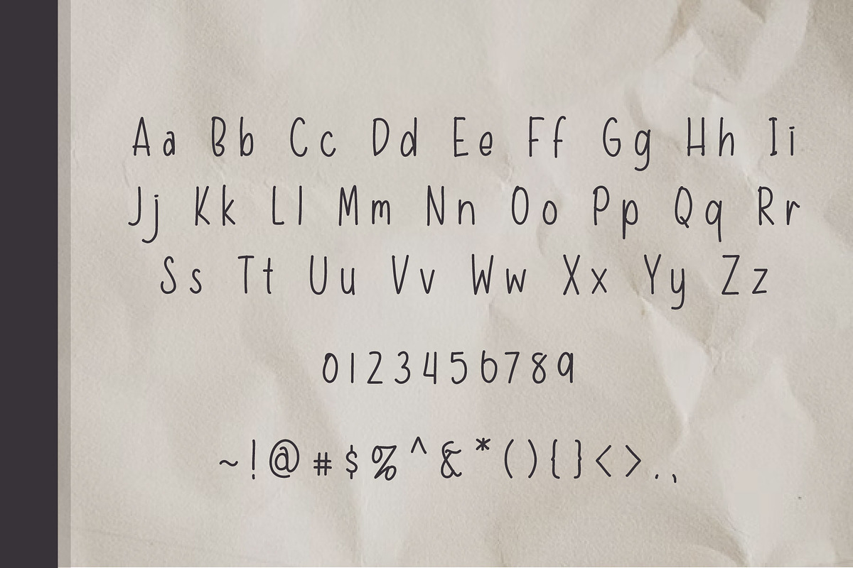 Montenia, a Handwritten Font by Badsign Type (Photo 2 of 4)