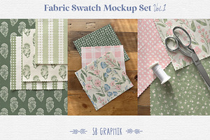Fabric Swatch Mockup for POD fabrics