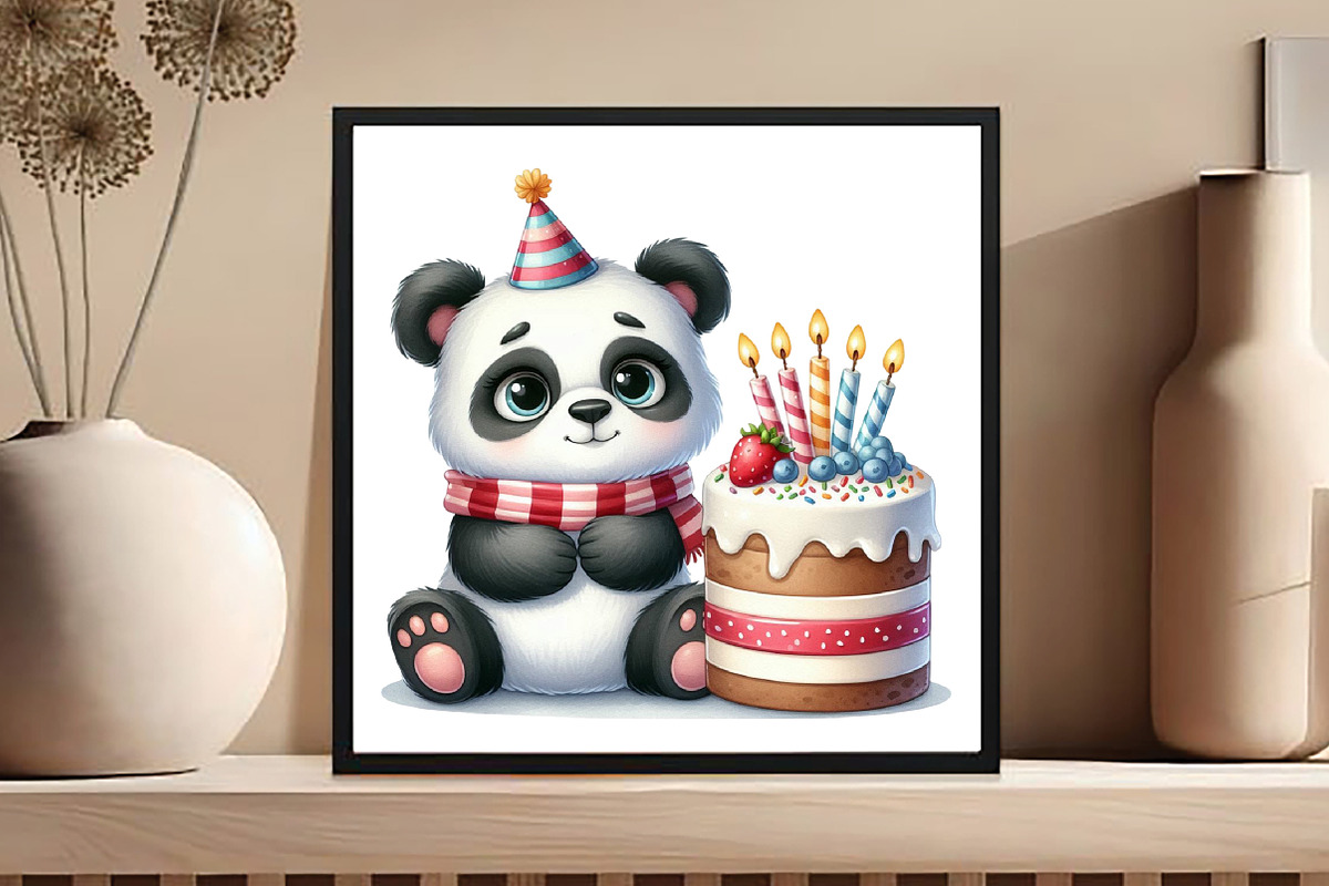 Cute Animals Birthday Clipart, an Illustration by DreamCafeArt (Photo 4 of 5)