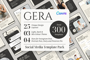 Gera - Canva Social Media Templates