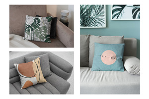 Pillow Mock-Up Set Vol2