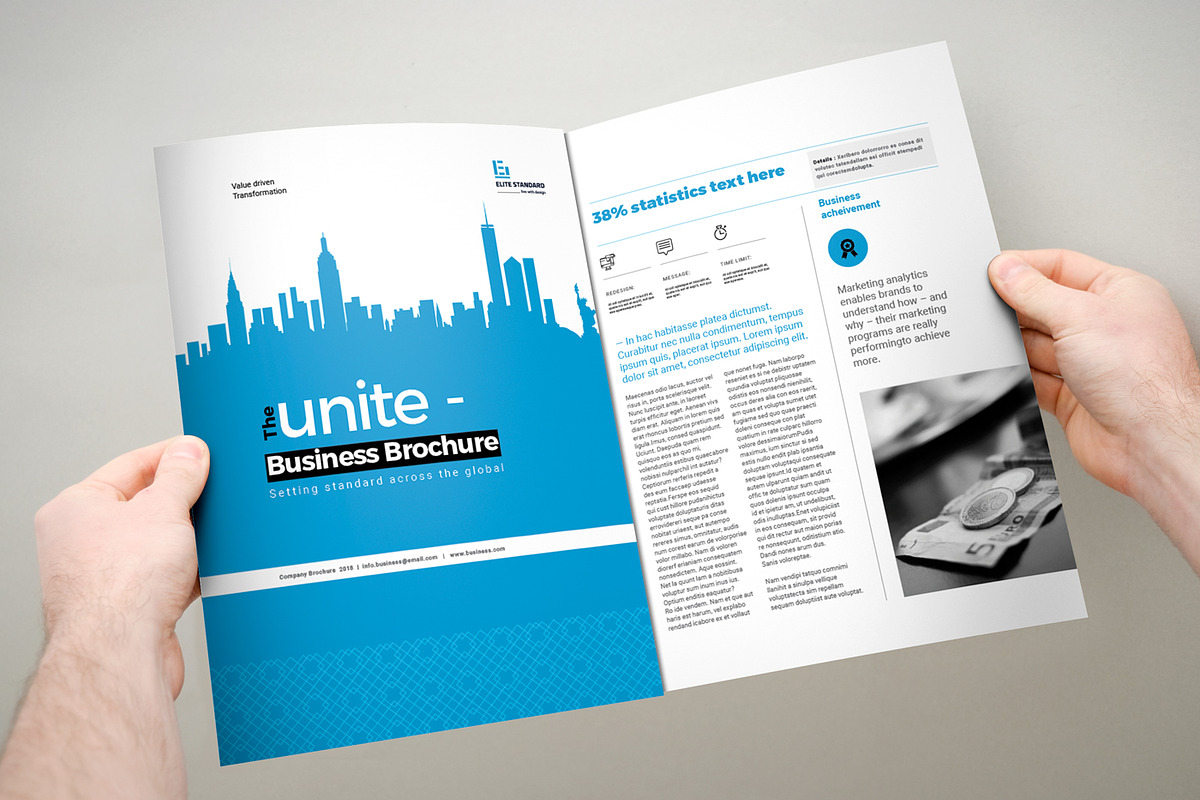 3xA4 Unite Trifold Brochure, a Brochure Template by Elite_Standard (Photo 4 of 6)