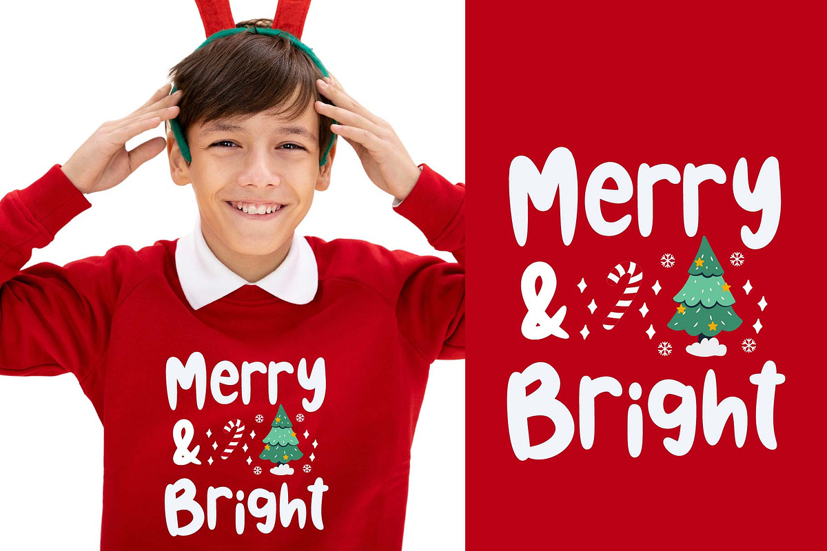 Christmas Holiday Font, a Handwritten Font by KengGraphic (Photo 7 of 11)