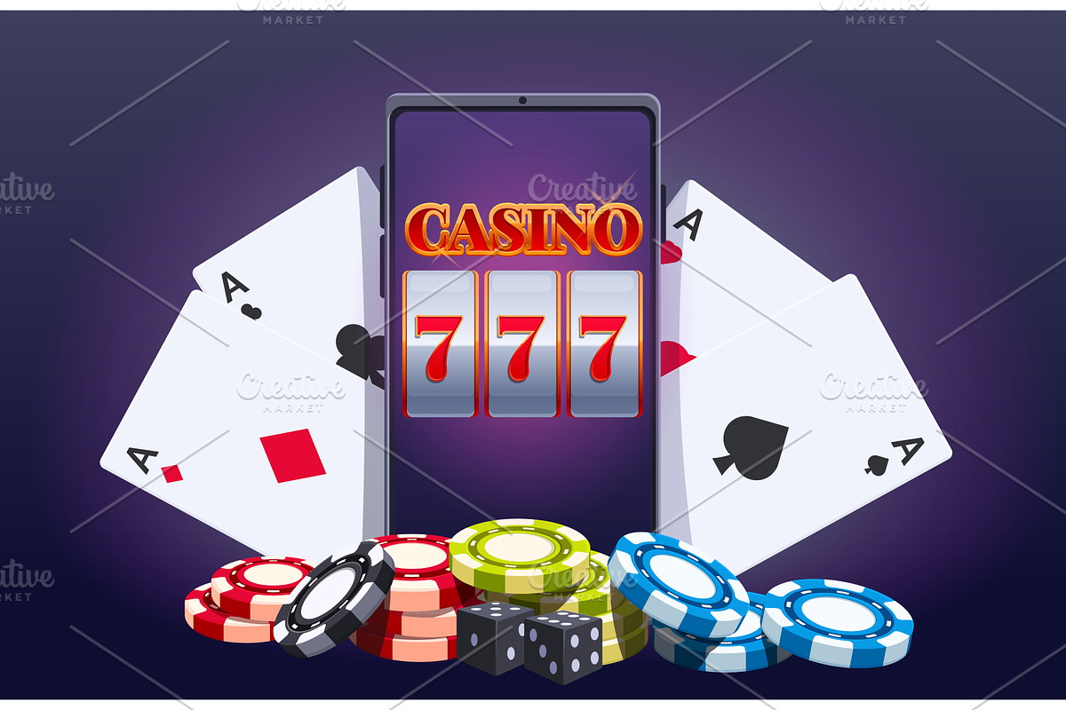 Online casino concept. Digital, a Sport Illustration by Valerie Bodnar
