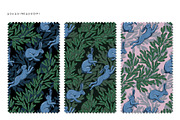 Moonlit Woodland — Winter Patterns, an Animal Illustration by Liiafis (Thumbnail 8 of 15)