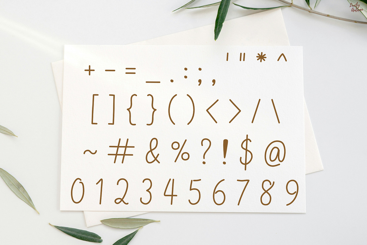 Morning Notes | Handwritting Font, a Handwritten Font by LivelyAutumn11.11 (Photo 3 of 4)