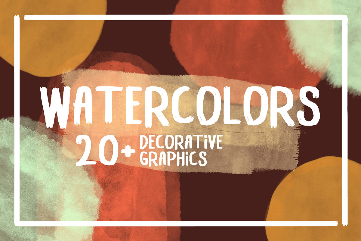 20+ Isolated Watercolor Cliparts, a Decorative Illustration by UoaHH (Photo 1 of 3)