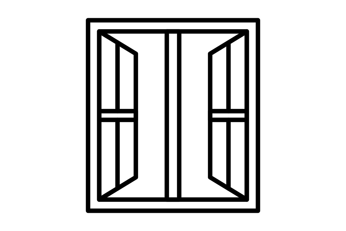 Window Line Icon, an Outline Icon by Pexelpy (Photo 1 of 2)