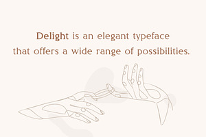 Delight - Luxury Serif Typeface