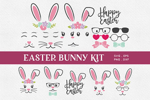 Easter Bunny Face Creator Kit