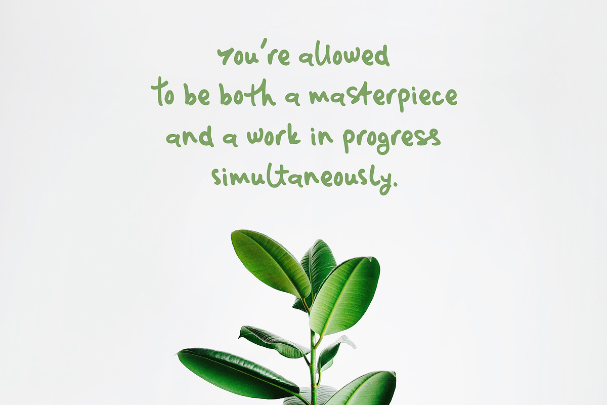 EasyNotes | Casual Handwritten Font, a Script Font by Ayca Atalay (Photo 3 of 11)