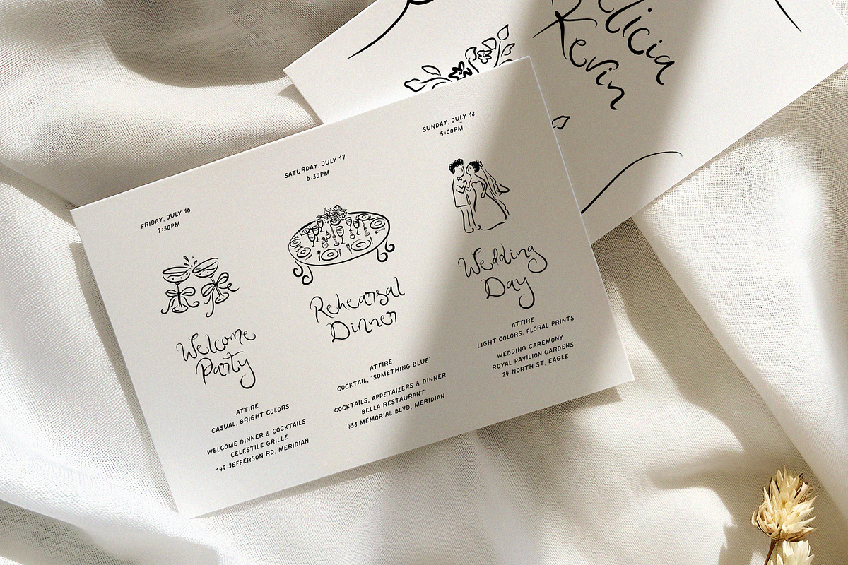 Ms Scarlett Handwritten Whimsy Font, a Script Font by Calamar Studio (Photo 3 of 20)