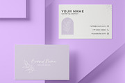Luna Grace –Minimalist Business Card, a Marketing Template by Cubex Design (Thumbnail 5 of 5)