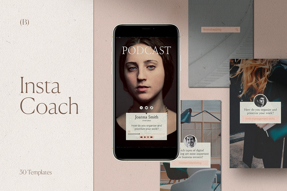 Insta Coach Notifications Templates, a Social Media Template by BlancheStudio (Photo 1 of 7)