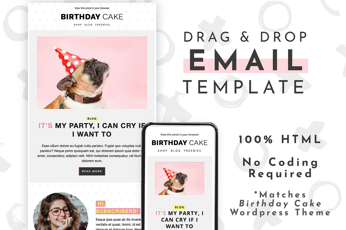 Email Newsletter Template MailChimp, an Email Template by ltsdesigns (Photo 1 of 3)
