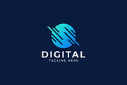 Digital Data Speed Broadband Tech, a Branding & Logo Template by Signatoro (Thumbnail 3 of 3)