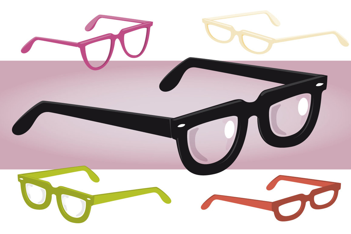 Vintage glasses collection