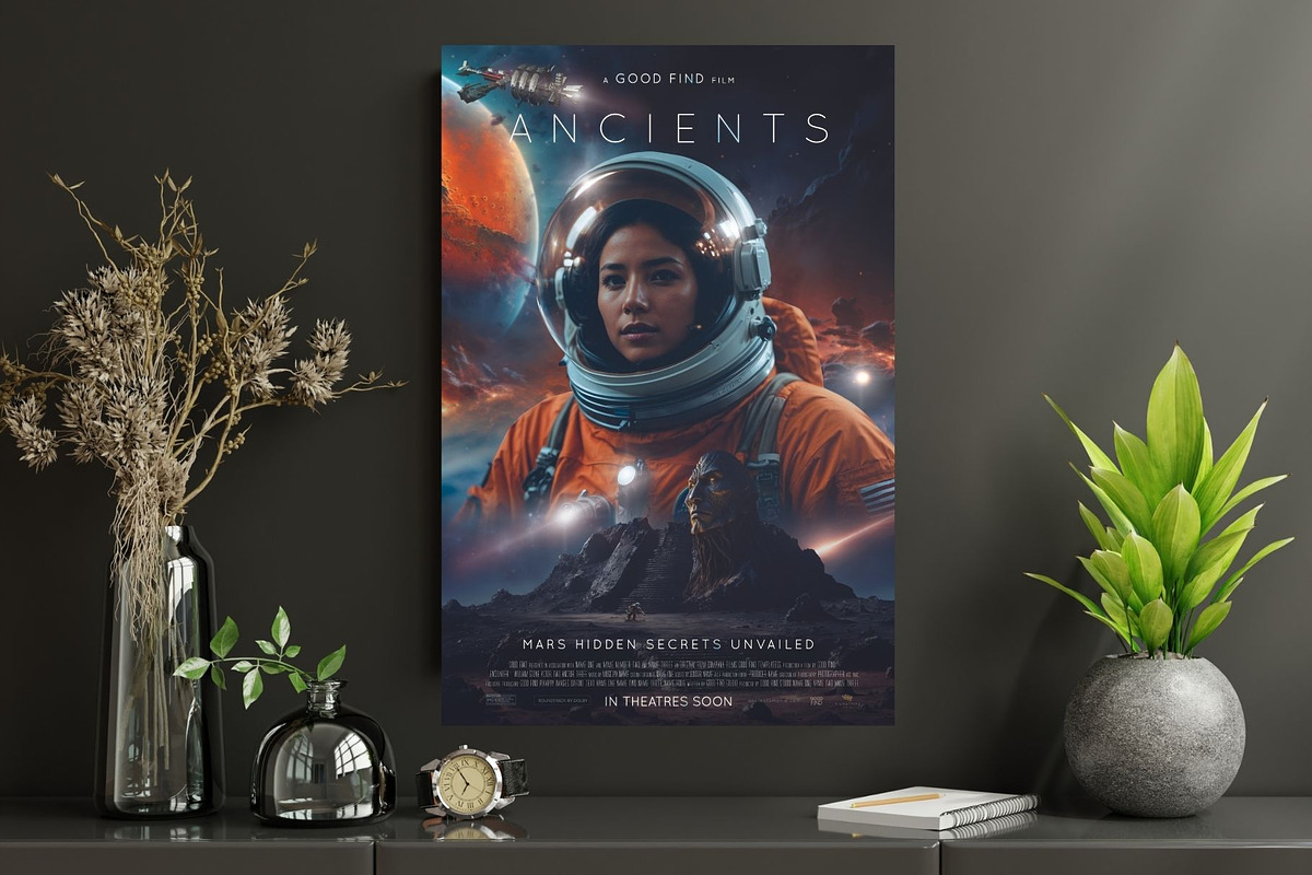Sci Fi Mars Movie Poster, a Poster Template by GoodFind (Photo 2 of 2)