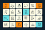 200 Space and Study Doodles, an Outline Icon by Brickclay (Thumbnail 9 of 14)