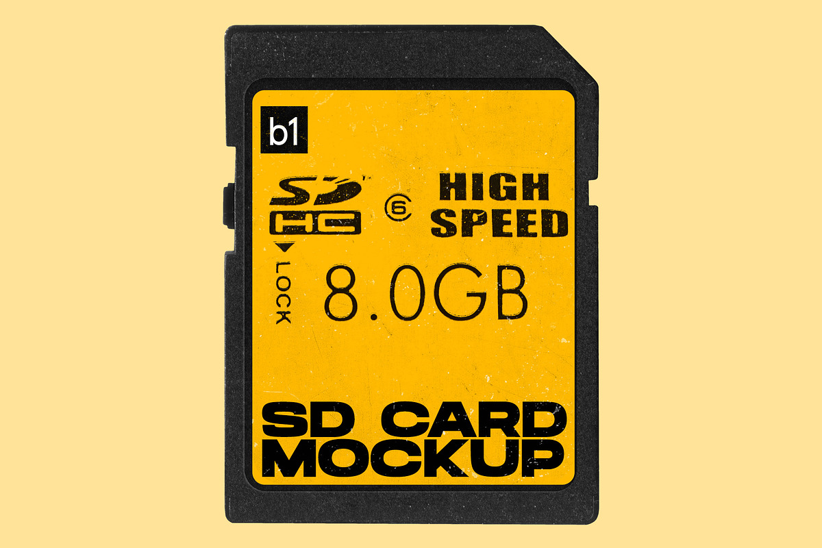 SD Memory Card Mockup PNG, a Product Mockup by Bolderaja1 Studio (Photo 5 of 11)